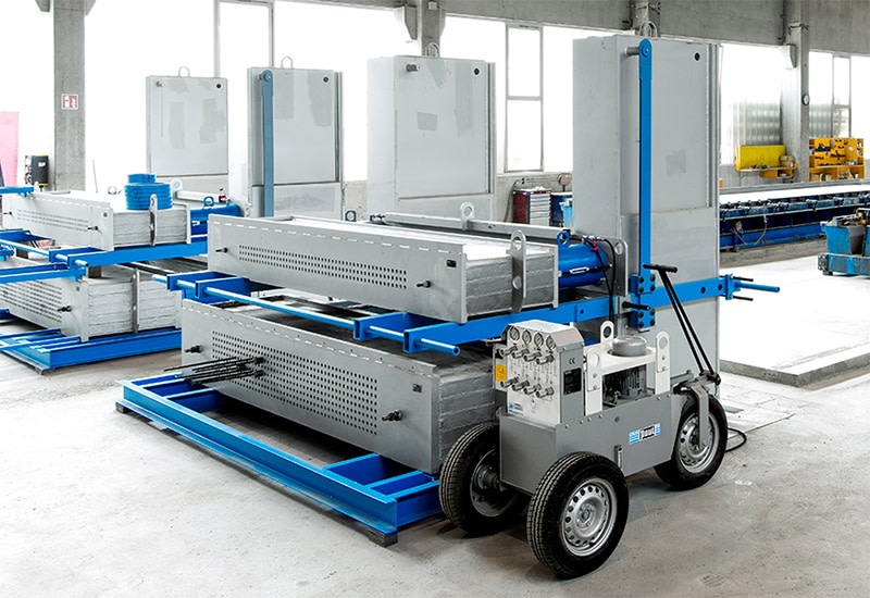 Vorgespannte Systemrippendecke Vorgespannte Systemrippendecke