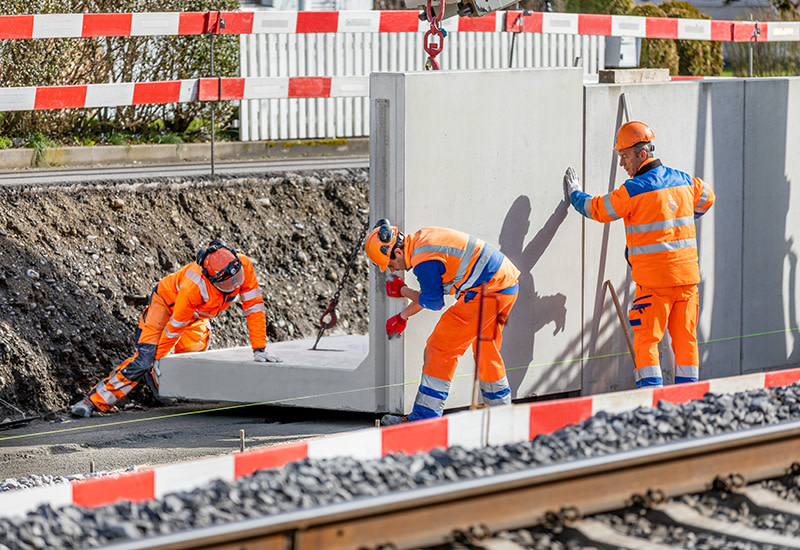 Diese Beton-Winkelplatten «mauern» nicht!