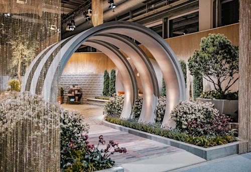 L'entrée de notre stand L'entrée de notre stand