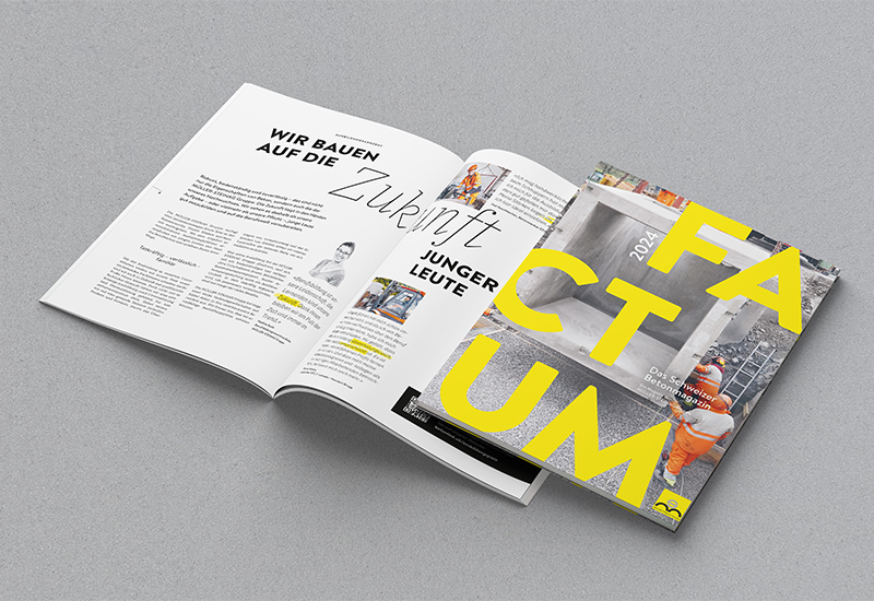 Factum 1/24 Die neue Ausgabe des Schweizer Betonmagazin FACTUM
