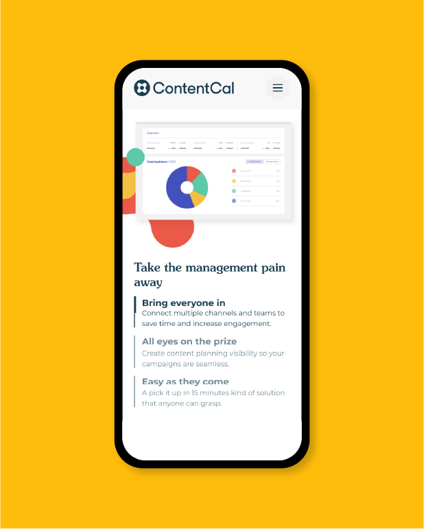 ContentCal protfolio 5