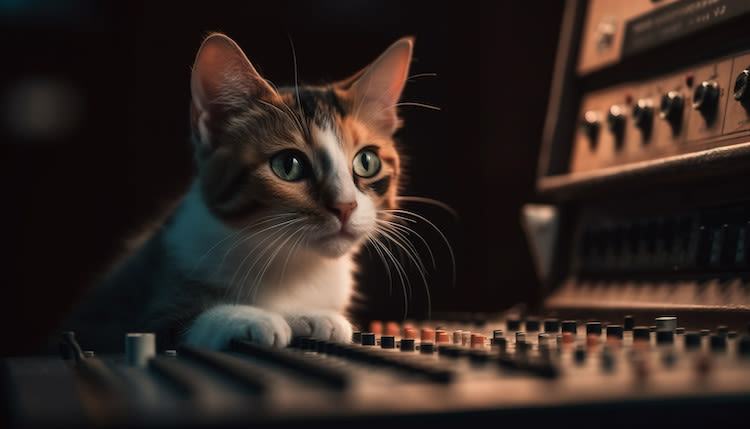 chat et musique