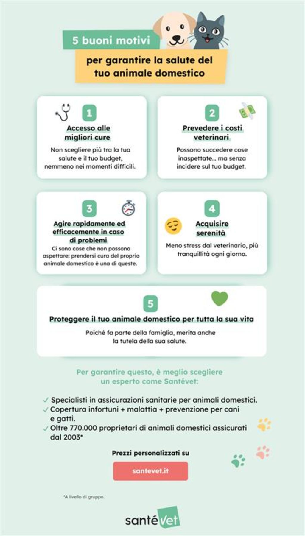 Perché stipulare un'assicurazione sanitaria per animali domestici