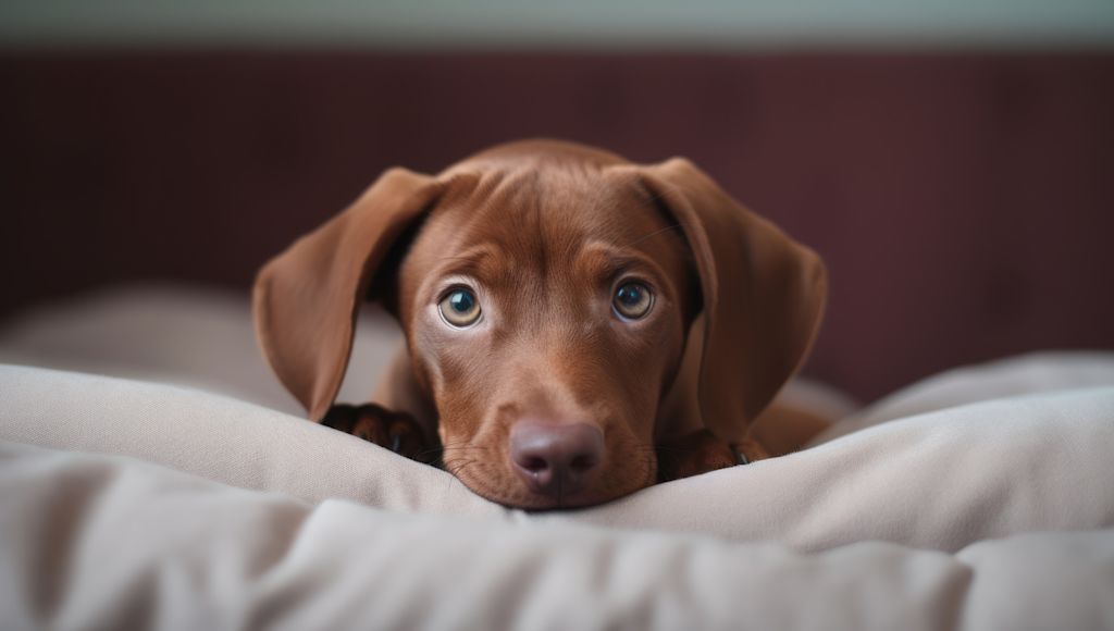 chiot braque hongrois ou viszla