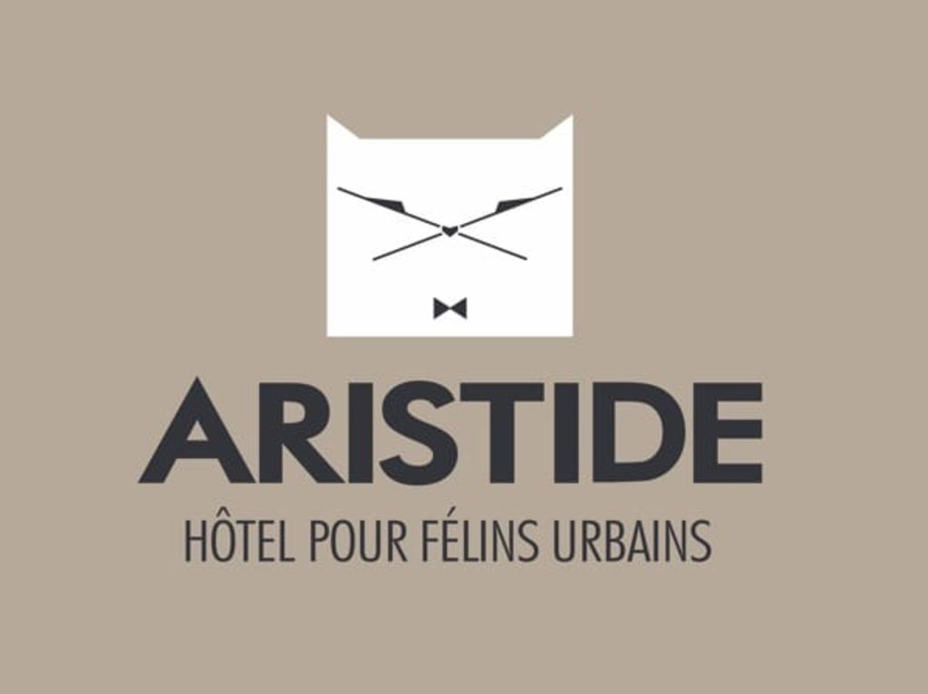 logo hotel pour chat aristide paris