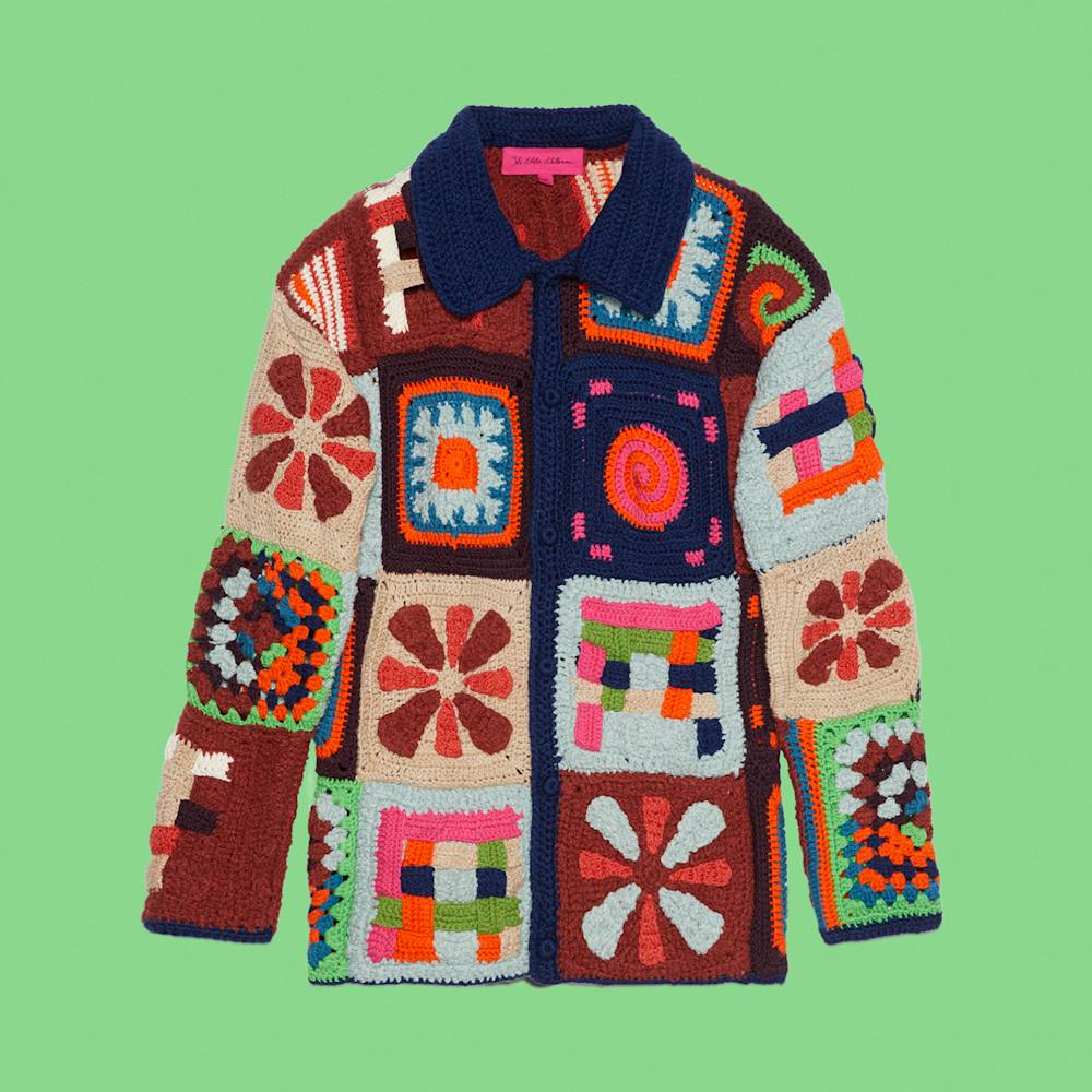 Great granny square shirt by The Elder Statesman