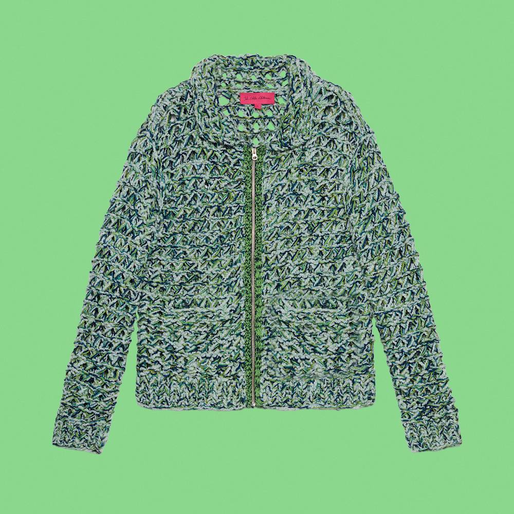 Chunky vault zip cardigan by The Elder Statesman