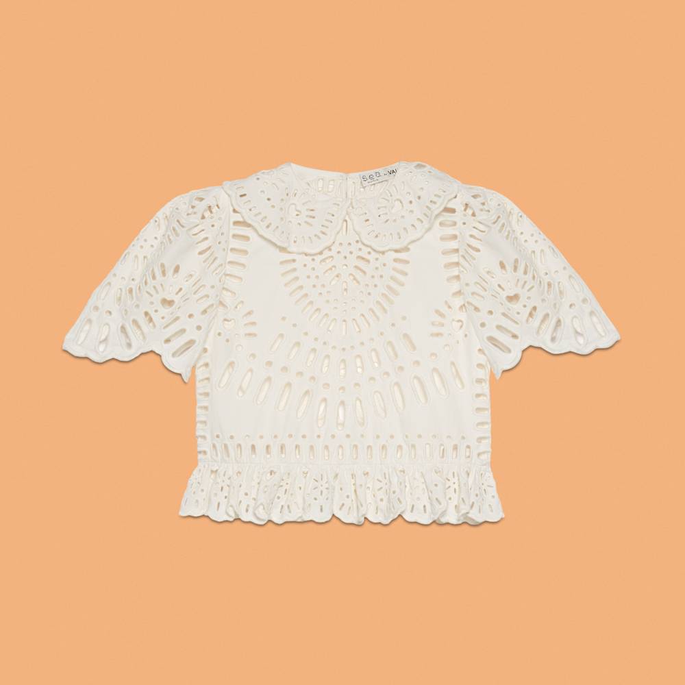 Saint Foy eyelet blouse by Sea