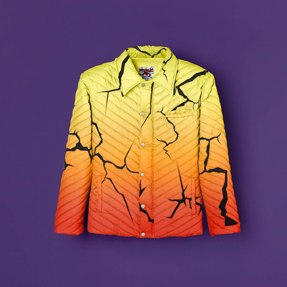 Cracked glass jacket by House of Errors