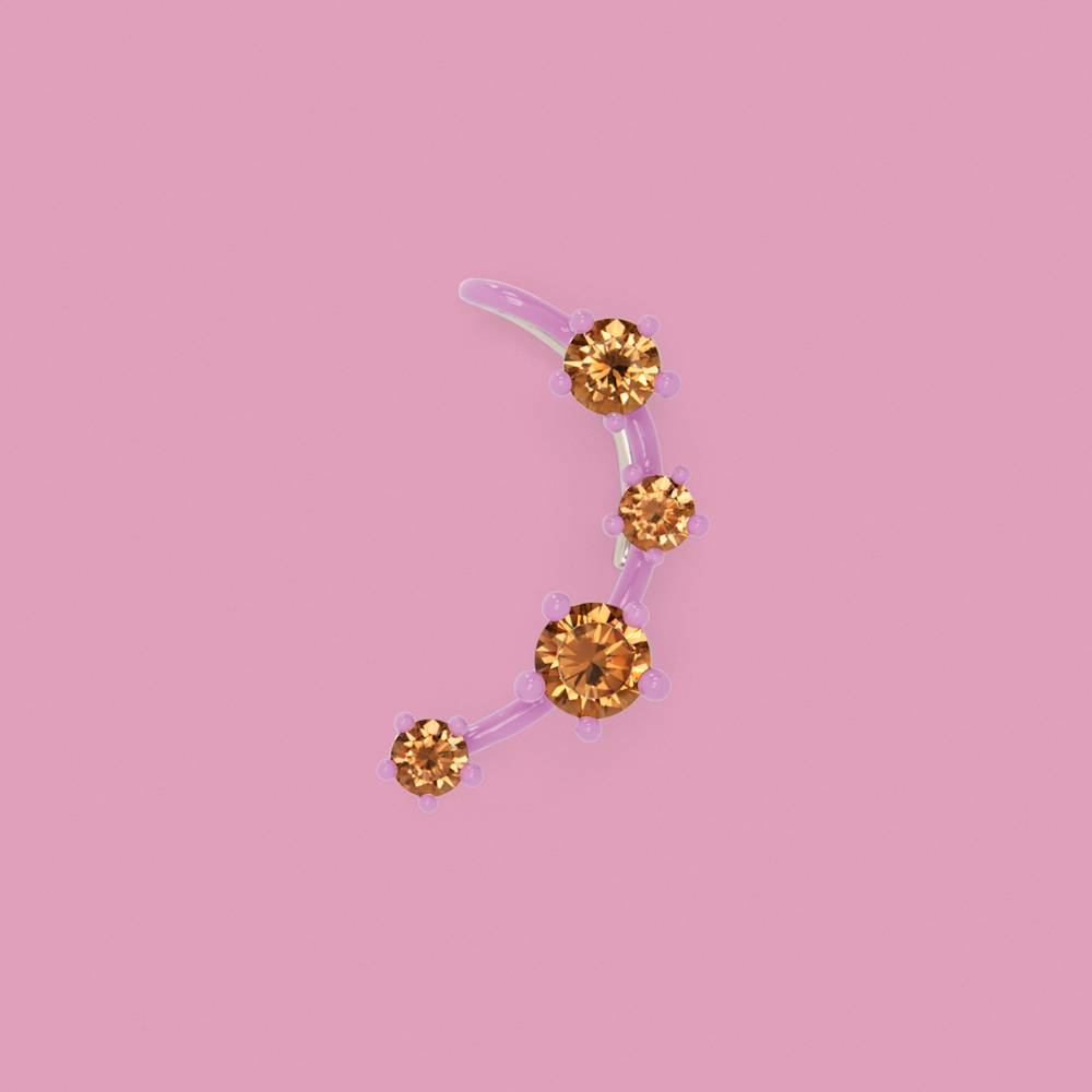 Diamanti ear cuff by Panconesi