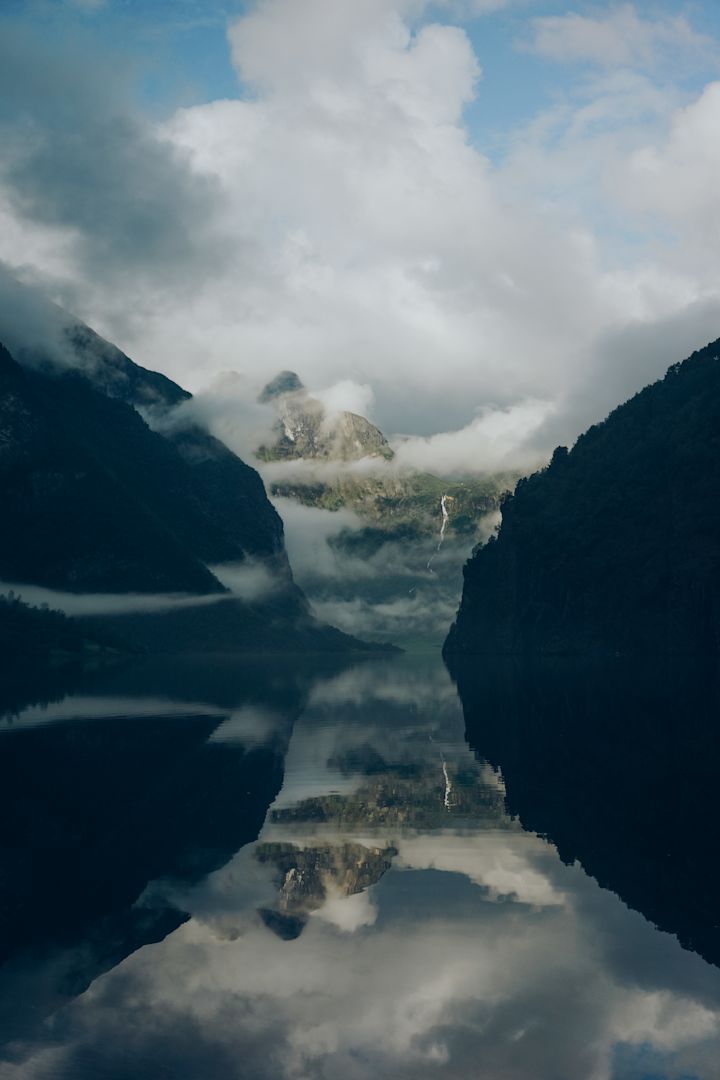 Misty mountains