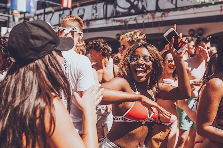 Carnival pool party