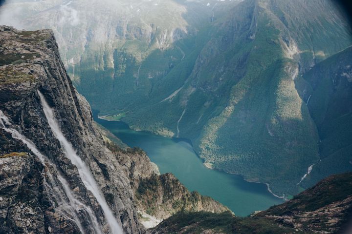 Fjord from above