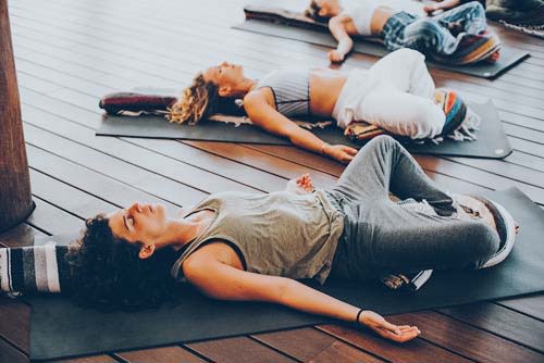 Reclining Goddess Pose