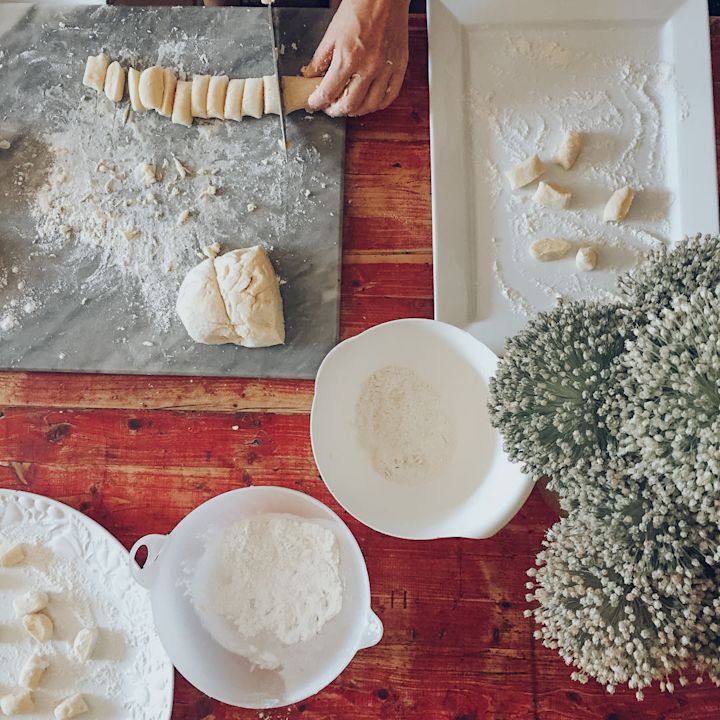 Making gnocchi