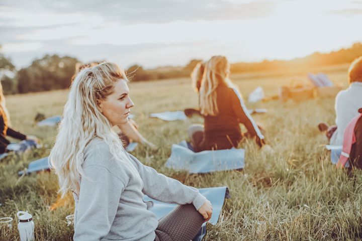 Outdoor yoga
