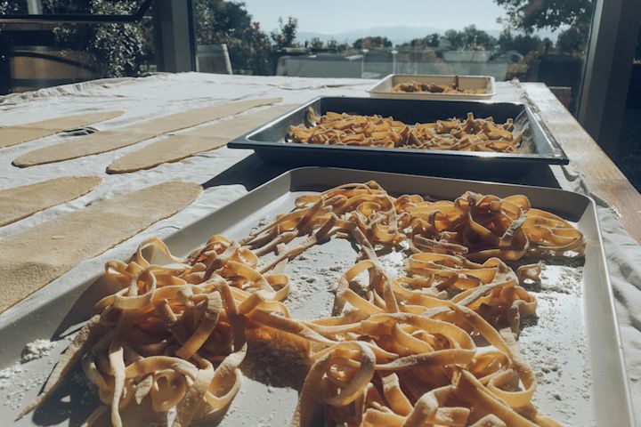 fresh pasta making