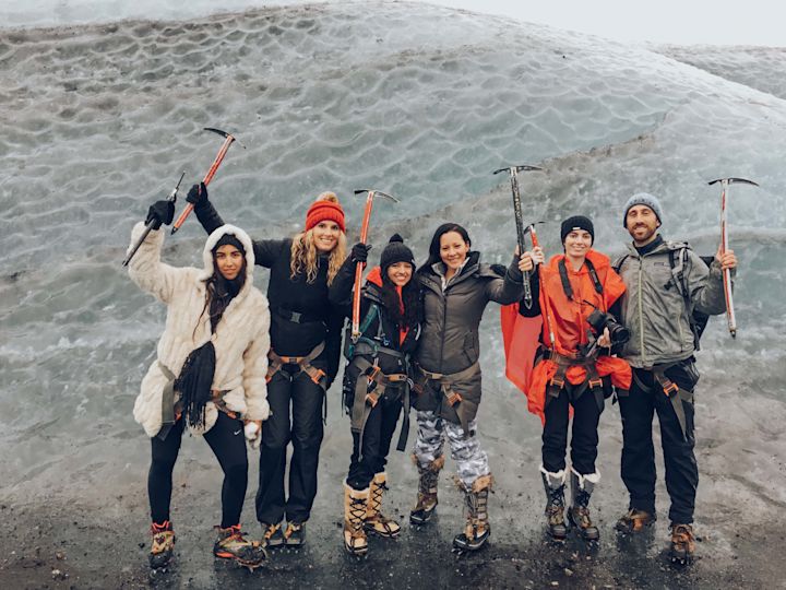 Ice climbing