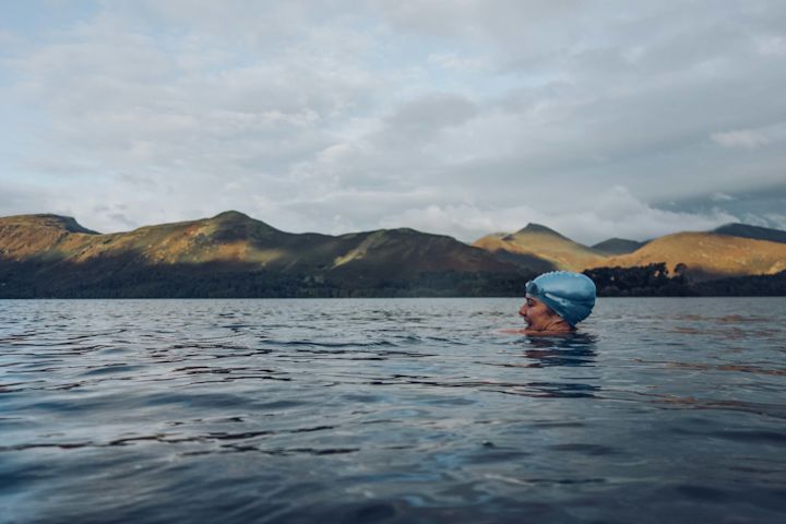 Solo Dip in the Derwent Waters