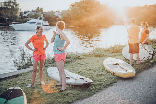 By the River