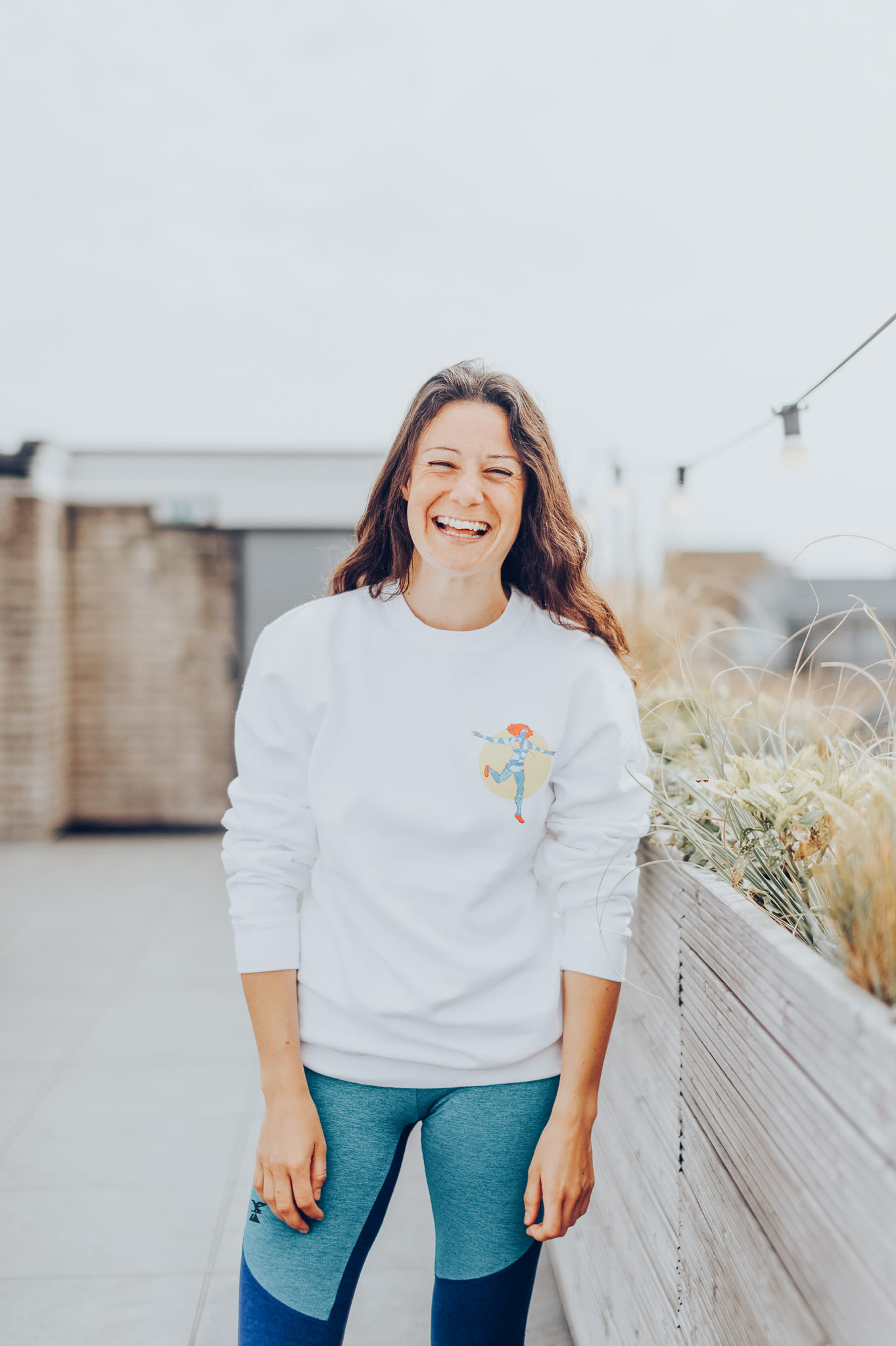 White Sweater Female Logo