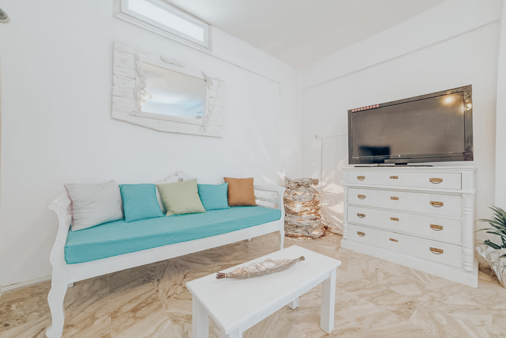 Lounge area in bedroom