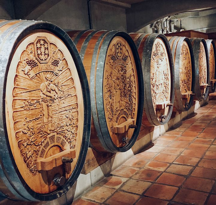 wine barrels denbies
