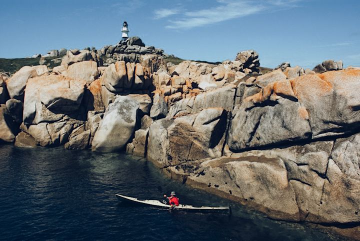 Kayaking in the sun