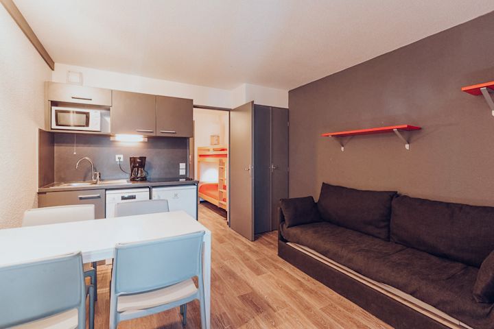 Kitchen and living space
