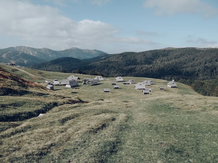 Huts in the hills