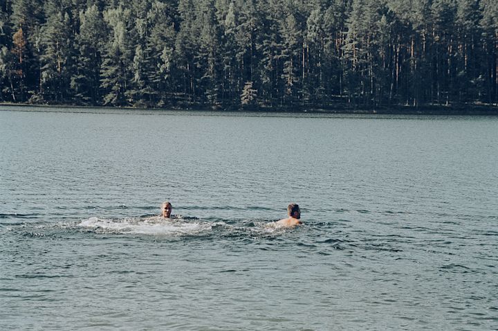 Lake swimming