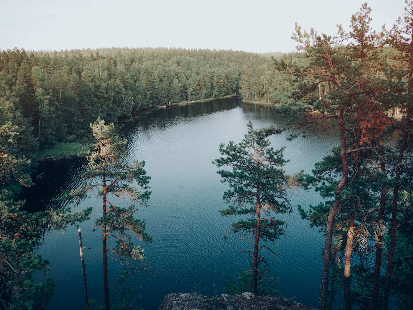 Stunning views across the Nukksio national park