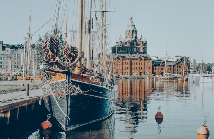 Helsinki quayside