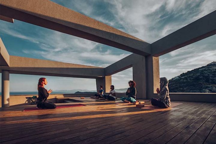 Yoga on the Patio