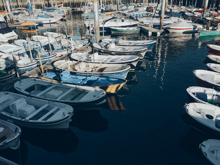 By the port