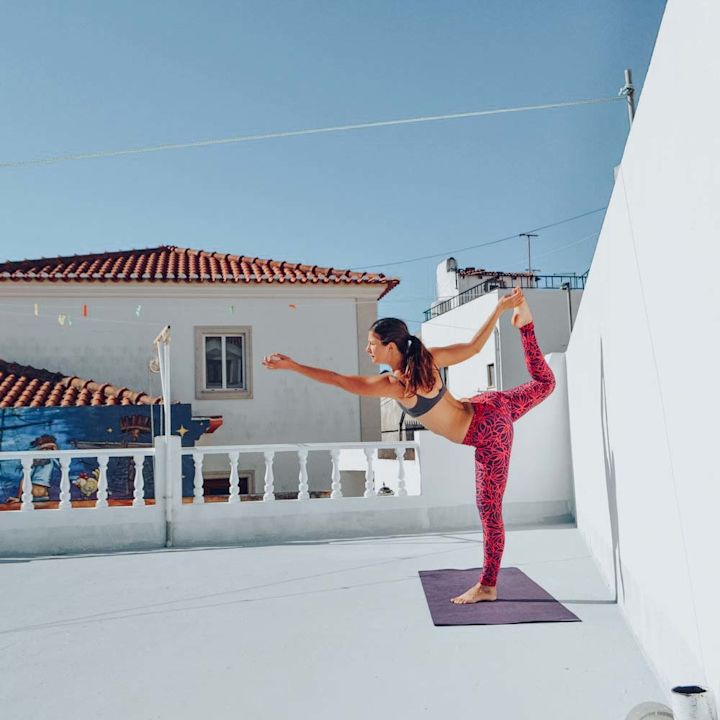 Yoga on the rooftop