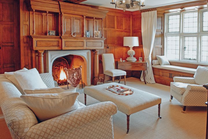 Cosy fireplace