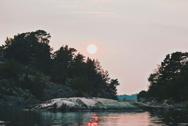 Sun setting over the Archipelago