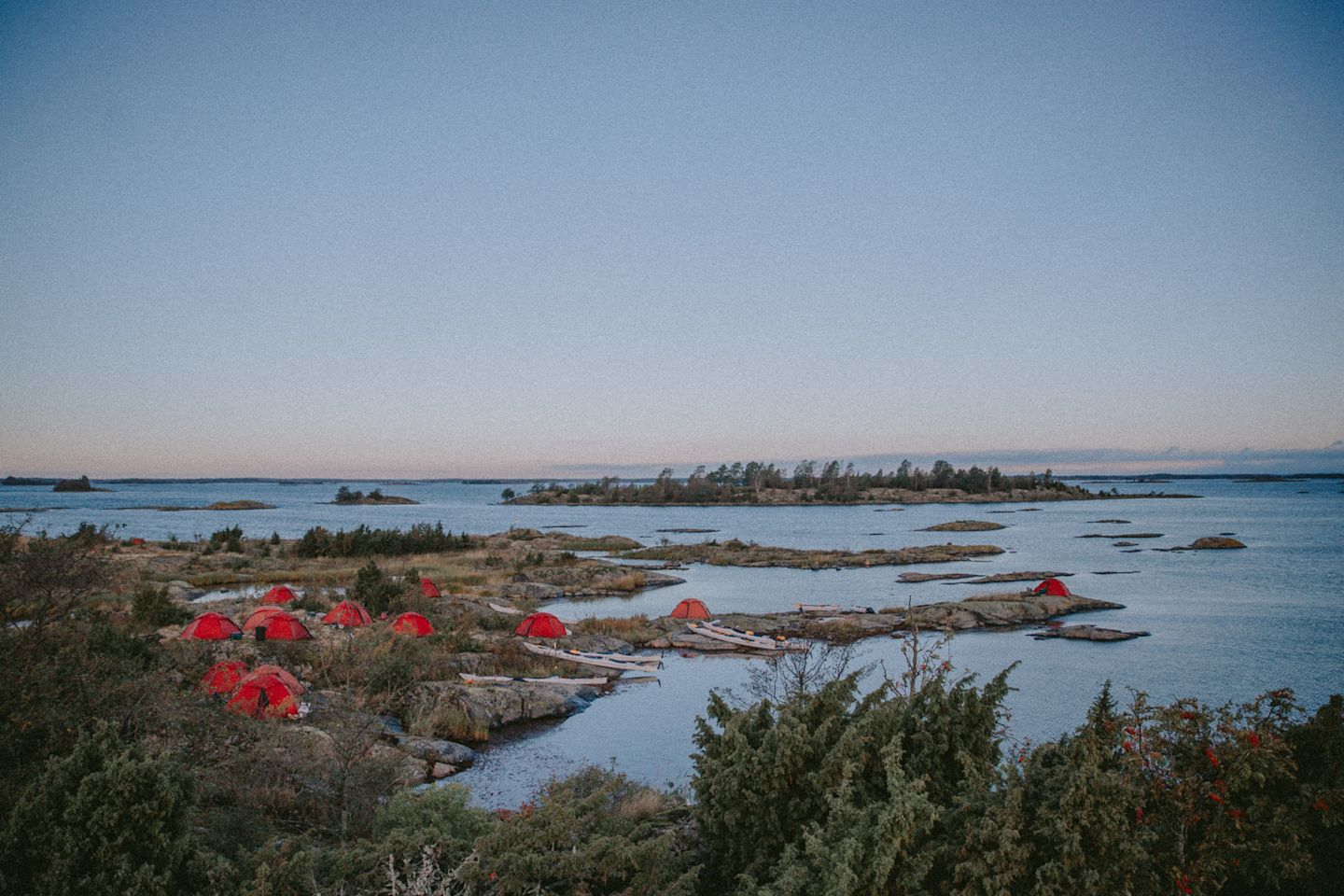 Wild camping in the Swedish Archipelago