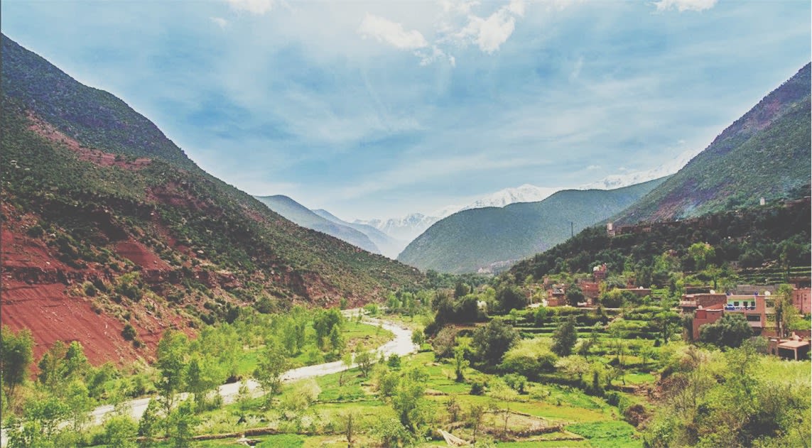 Lush valleys