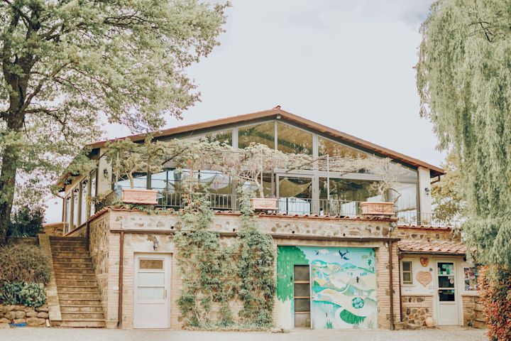 Enjoy Yoga while overlooking the countryside