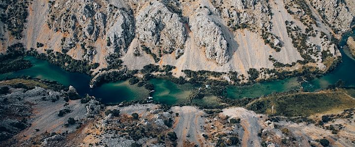 The gorge from above