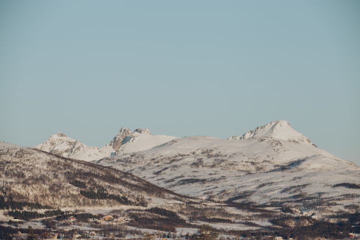 Snow fall on the fells