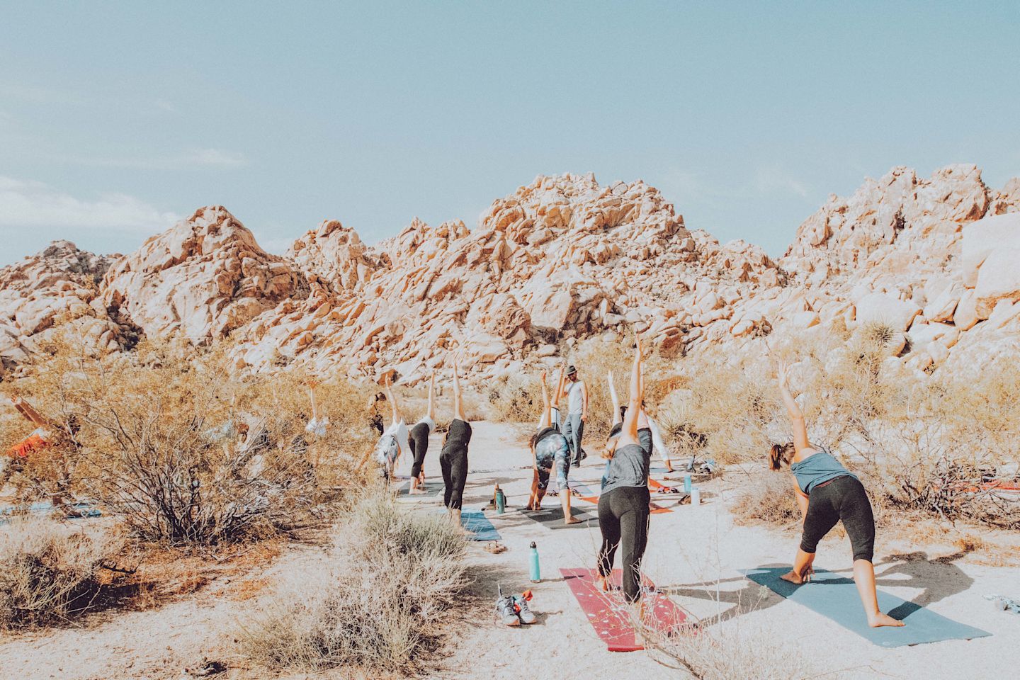 Yoga in the Desert