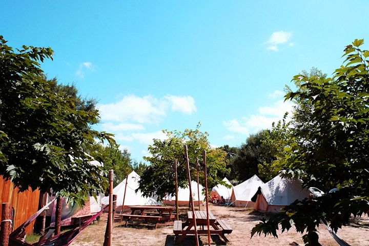 Luxury bell tents
