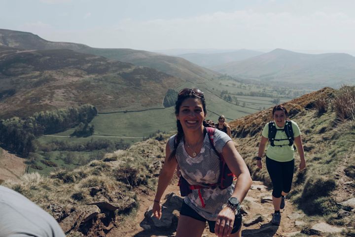 Up the hill
