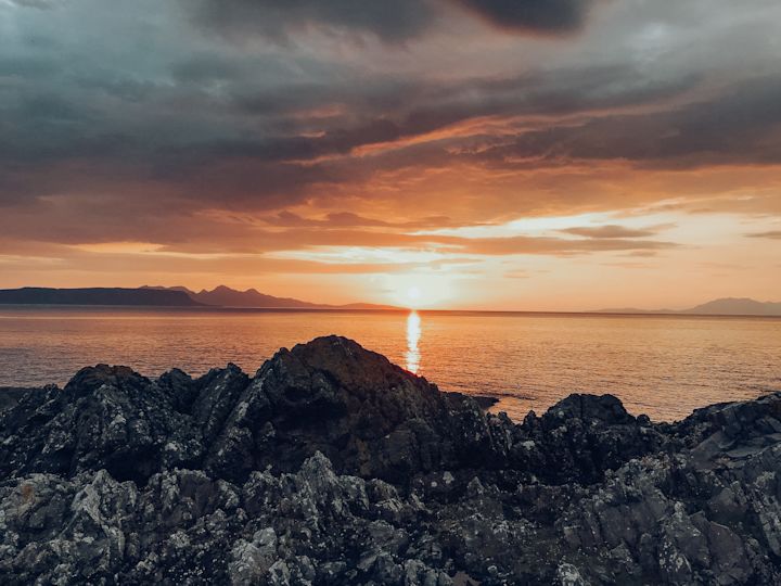 Fiery skies