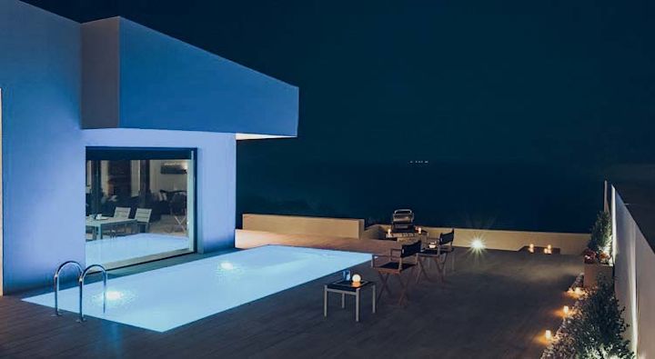 Nighttime Dip in the Pool