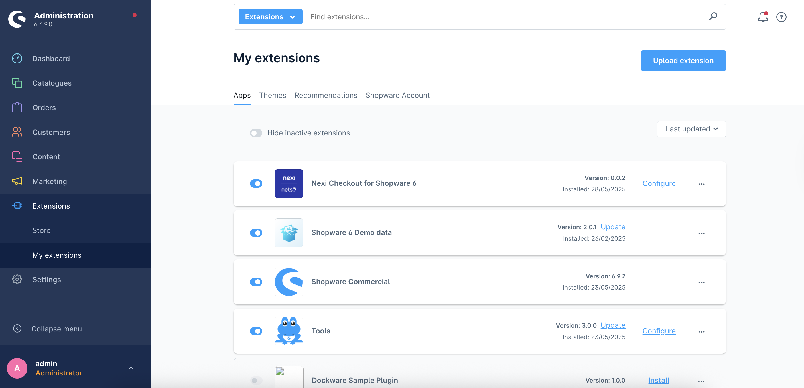 Shopware App installation