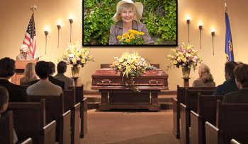 Fotografie na pohřbu